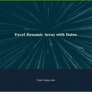 Expanding Results: Dynamic Array in Excel (Two Columns: First Column Dates)