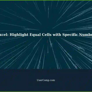 Highlighting Specific Number of Cells with Equal Values in Excel