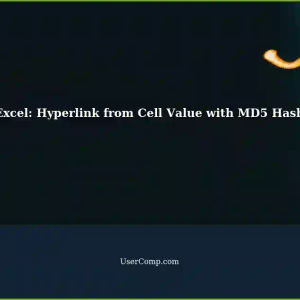 Creating Hyperlinks from Cell Values with MD5 Hashes in Excel