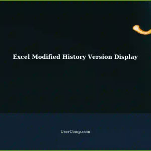 Excel Shows Modified History Version Despite System Not Being Opened