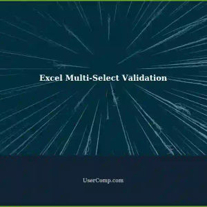 Excel Spreadsheet: Multi-Select Column Data Validation in Three Columns