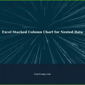 Displaying Nested Data Groups Side-by-Side in Excel: Stacked Column Chart