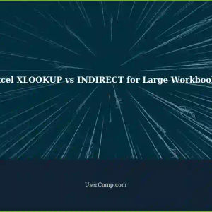 Improve Functionality of Large Excel Workbooks with Hundreds of Sheets: Use Query Tables and XLOOKUP instead of INDIRECT