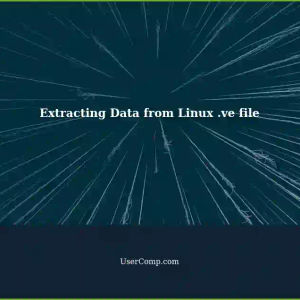 Unable to Extract Data from .ve file (myfile.tgz) using file command in Linux