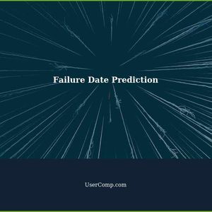 Predicting Next Failure Date with Time Series Analysis Forecasting