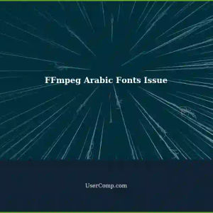 FFmpeg: Incorrect Rendering of Arabic Fonts with Diacritical Marks in Drawtext