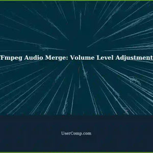FFmpeg Audio Merge: Volume Level Adjustments, Sidechain Processing, and Ducking Stopped Working