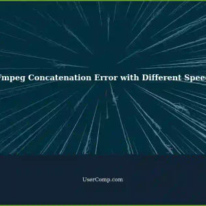 Error Concatenating Two Parts of Different Speeds with FFmpeg