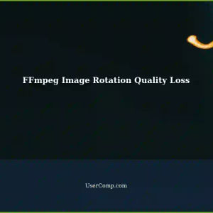 FFmpeg Image Rotation Causes Loss of Quality
