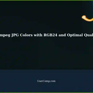 FFmpeg: Guaranteeing Correct Colors with JPG using RGB24 and Optimal Quality