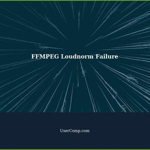 Troubleshooting FFMPEG Loudnorm Failure