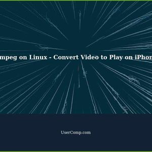 Convert Video to Play on iPhone with ffmpeg on Linux