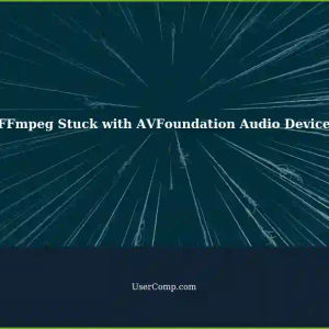 FFmpeg 5.1.3 Stuck Opening AVFoundation Audio Device (AVerMedia Capturer)