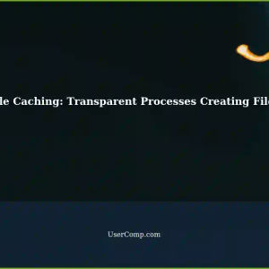 File Caching: Local Disk - Transparent Processes Creating Files One by One