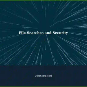 Searching Phrases within Files: A Potential Security Concern