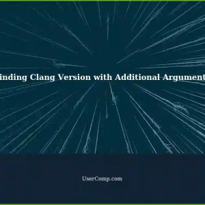 Finding the Correctly Executed Clang Version with Additional Arguments