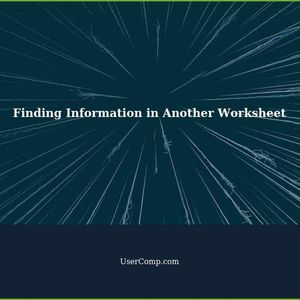 Finding Information NOT in a Reference Sheet in Another Worksheet