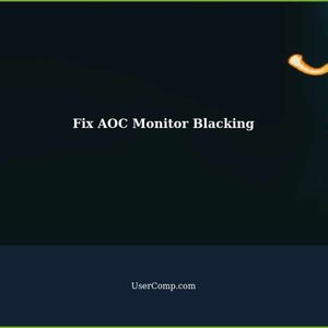 Fix AOC Monitor Blacking in Gaming: A Tech Support Guide
