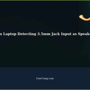 How to Fix Laptop Detecting 3.5mm Jack Input as Speaker