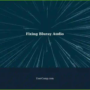 Bluray DVD: Adding the Correct Audiotrack