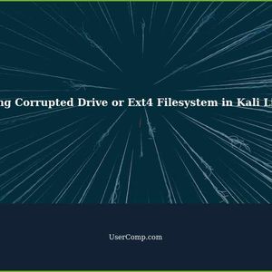 How to Fix a Corrupted Drive or Ext4 Filesystem in Kali Linux