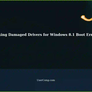 Identifying and Repairing Damaged Drivers for Windows 8.1 with Boot Error 0xc0000001