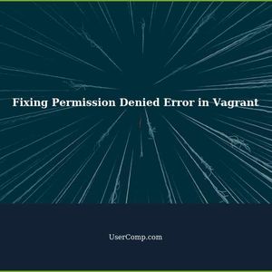 Fixing Permission Denied Error in Vagrant with Ubuntu Jammy64