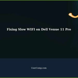 Fixing Slow WIFI on Dell Venue 11 Pro (New to Linux)