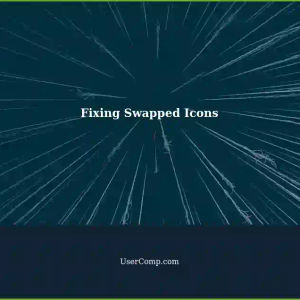 Fixing Swapped Icons with 100% Display Scale in Windows