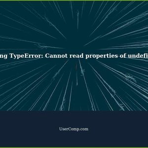 How to Fix TypeError: Cannot read properties of undefined (reading 'whenReady')