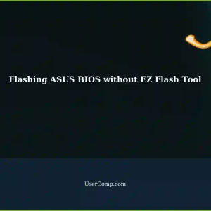 Flashing ASUS BIOS on G531GT Laptop without ASUS EZ Flash Tool