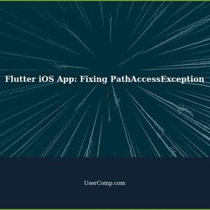 Flutter iOS App: Fixing PathAccessException when Saving Files