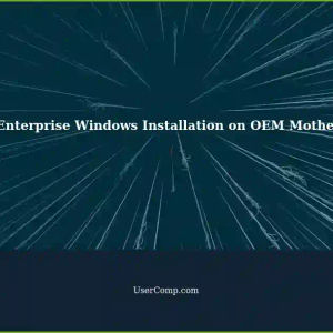 Force Installation of Enterprise Editions of Windows 24H2 and Beyond on Motherboards with OEM Licenses