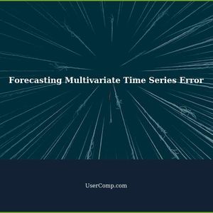 Forecasting Multivariate Time Series Error