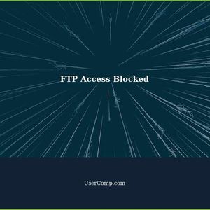 FTP Access Blocked Despite Rule Opened