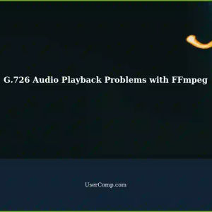 Troubleshooting G.726 Audio Playback Issues with FFmpeg on Tech Support Sites
