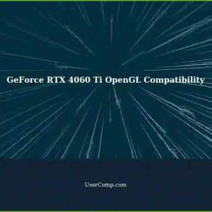 GeForce RTX 4060 Ti Doesn't Support OpenGL 1.1: Blender, DaVinci Resolve, and Installed NVIDIA Driver Issues