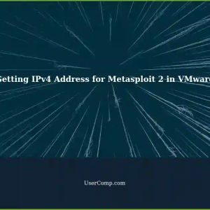 Getting IPv4 Address for Metasploit 2 in VMware: A Step-by-Step Guide