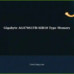 Gigabyte AG470S1TB-SIB10: Identifying Used Type Memory