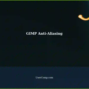 Displaying Anti-Aliasing in GIMP: A Simple Guide