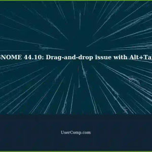 GNOME 44.10: Drag-and-drop breaks Alt+Tab window switching on Bluefin-based Fedora Silverblue atomic desktop