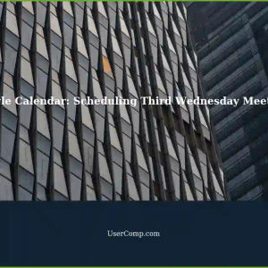 Scheduling Way Add Meeting Occurring Certain Time Every Third Wednesday with Google Calendar
