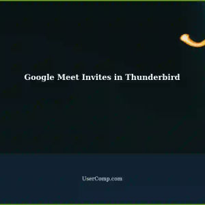 Improve Google Meet Invites in Thunderbird Email Client