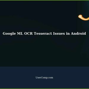Troubleshooting Google ML OCR Tesseract Implementation in Android
