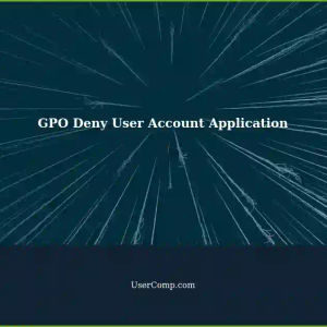 Denying GPO Application to Specific User Account on Machine