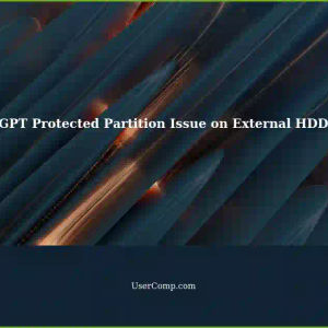 Unable to Access GPT Protected Partition on New 16TB External HDD
