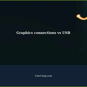 Graphics connections vs USB