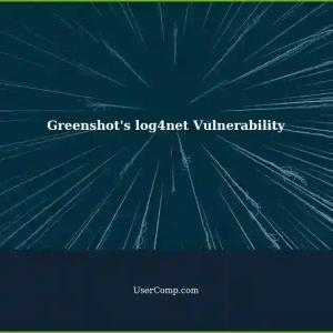 Greenshot's Old Version of log4net Includes Similar Security Vulnerability