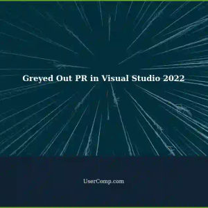 New Pull Request Menu Item Greyed Out/Disabled in Visual Studio 2022 (17.9.0 Preview 2.1)