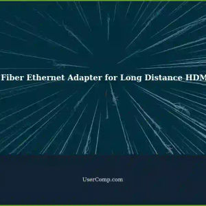 HDBaseT Connection Work: Extended Fiber Ethernet Adapter for Long Distance HDMIPojector